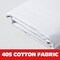 30 pcs White Cotton Fabric Squares, 9 x 9 Inches Quilting Fabric Squares